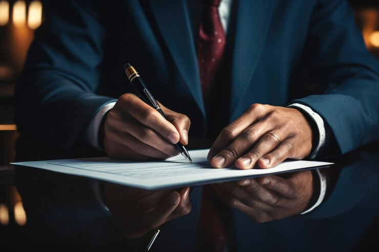 Person signing legislative document